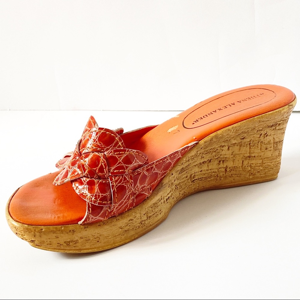Summer Platform orange sandals